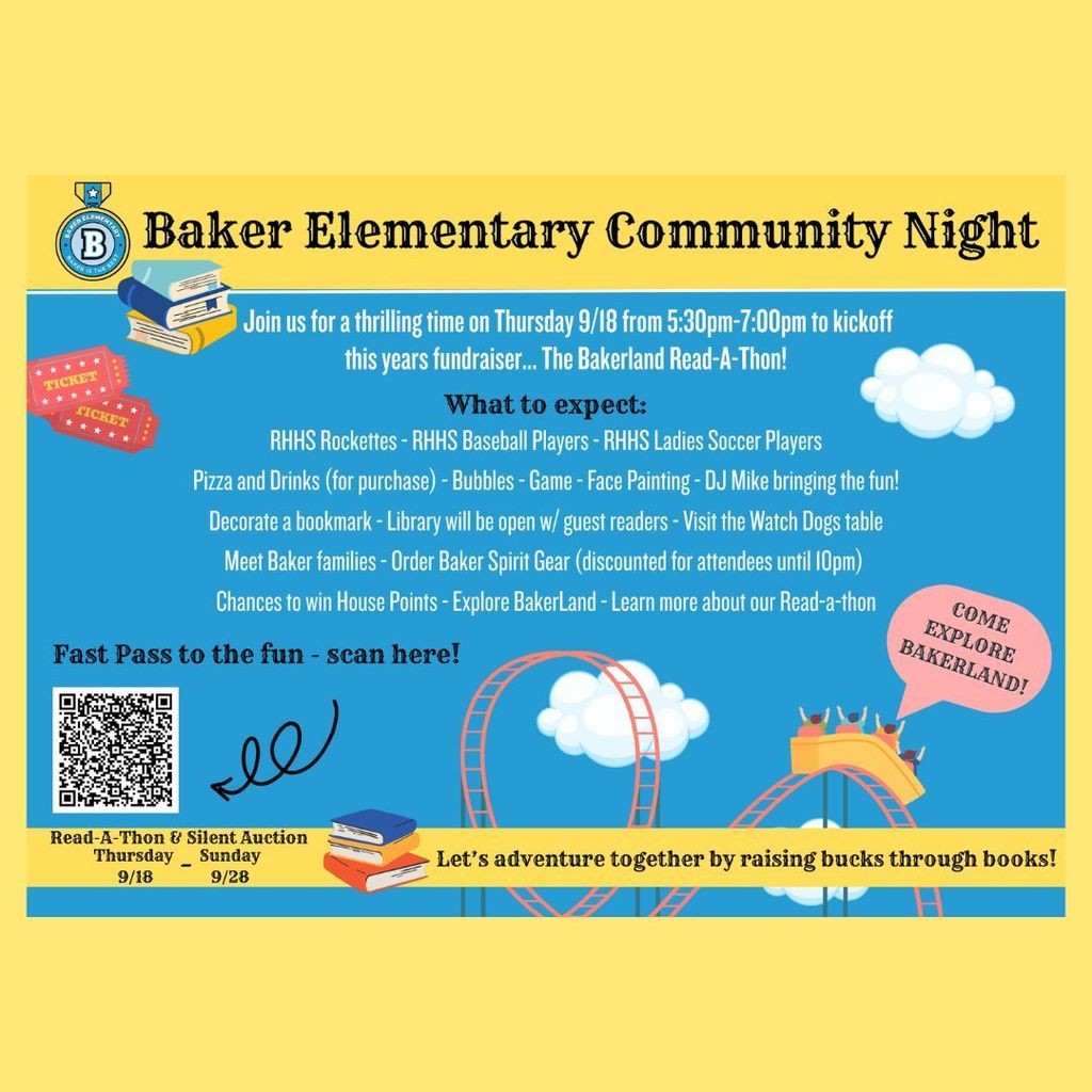 Baker Read A Thon Fundraiser