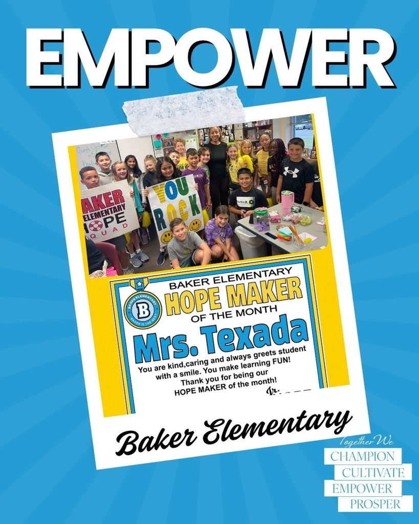 Baker September Hope Makers