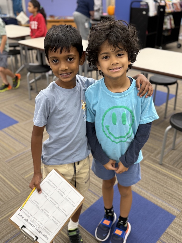 Second Grade Library Scavenger Hunt