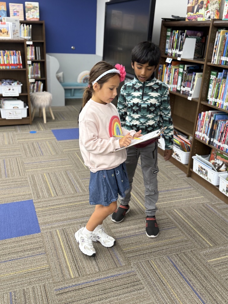 Second Grade Library Scavenger Hunt