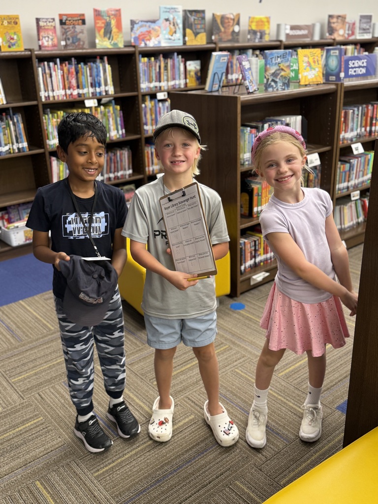 Second Grade Library Scavenger Hunt