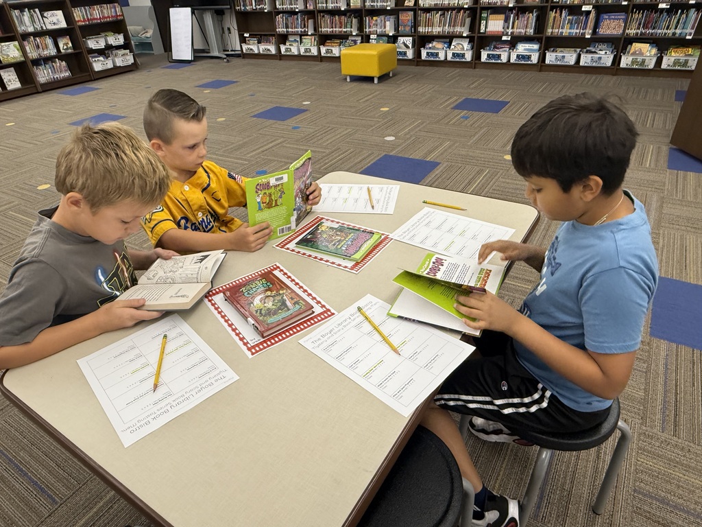 Third Grade Book Tasting