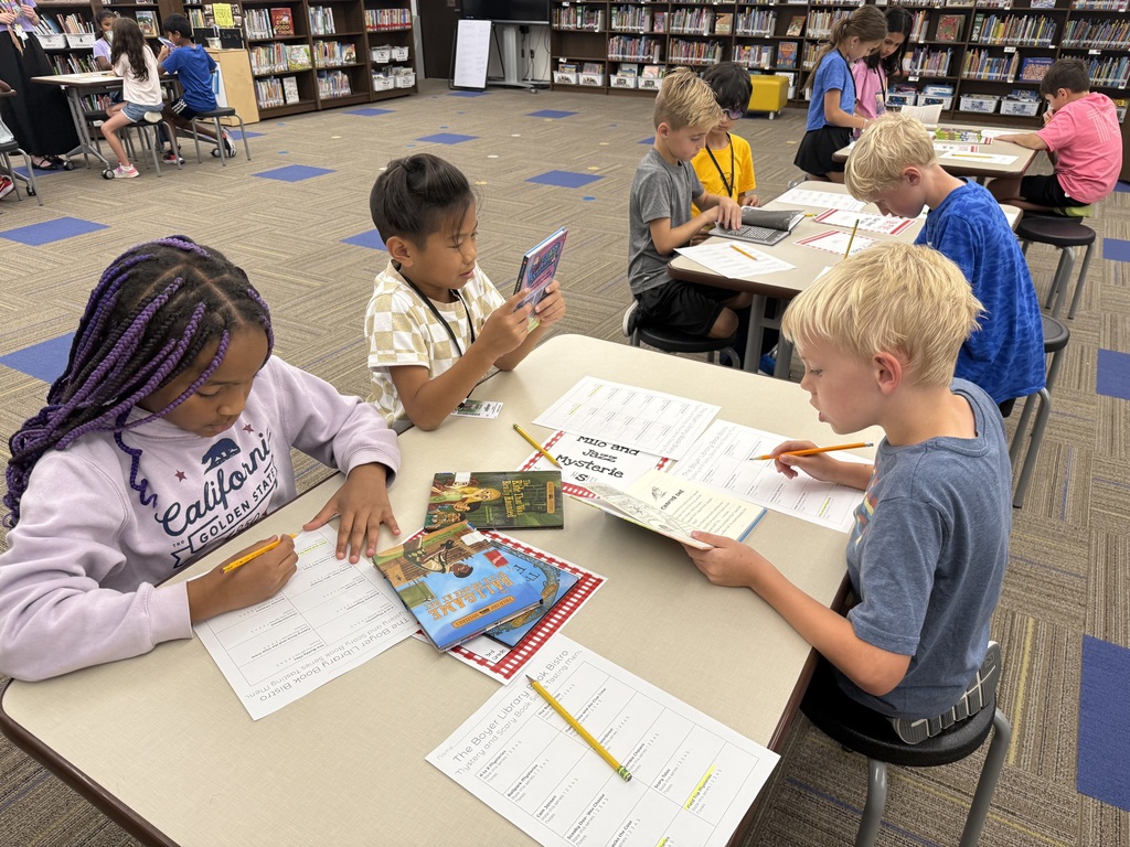 Third Grade Book Tasting