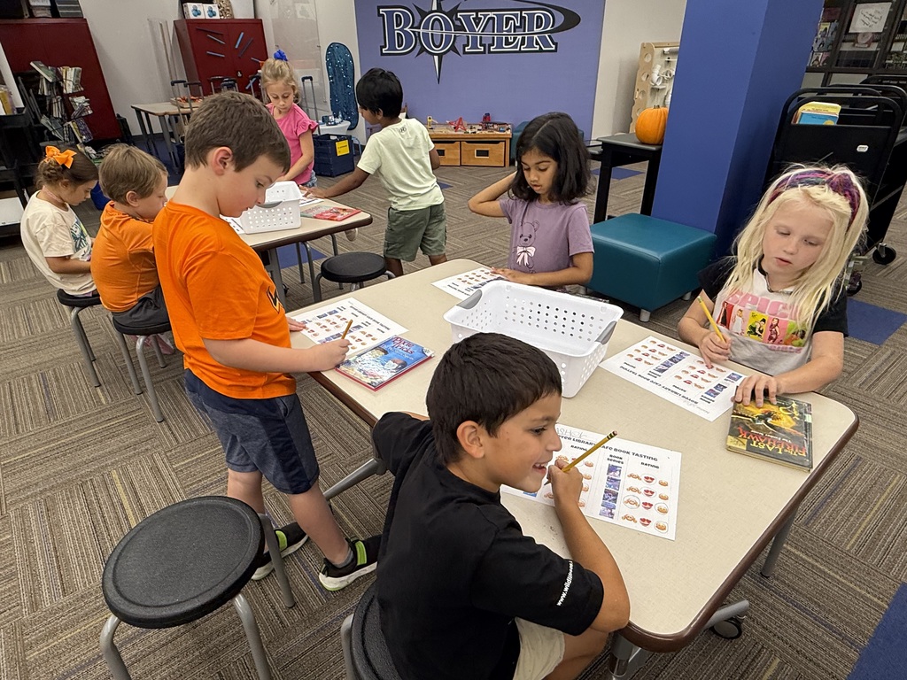 First Grade Book Tasting