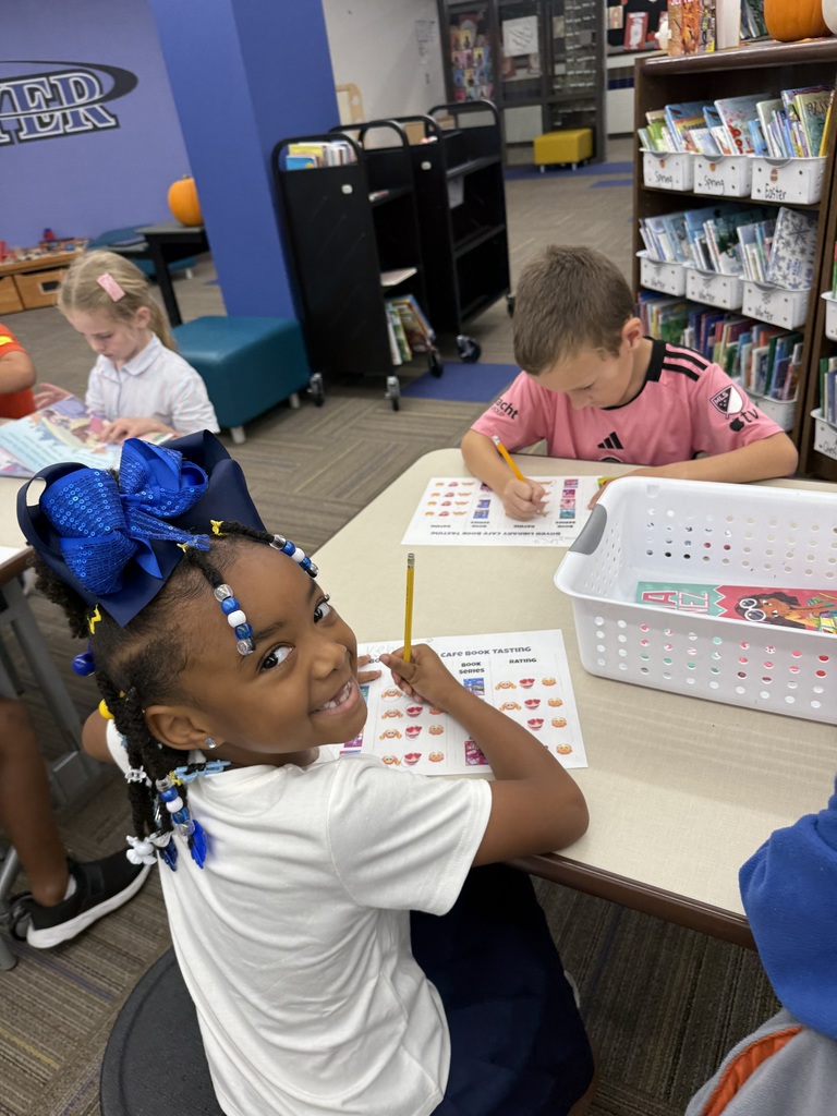 First Grade Book Tasting