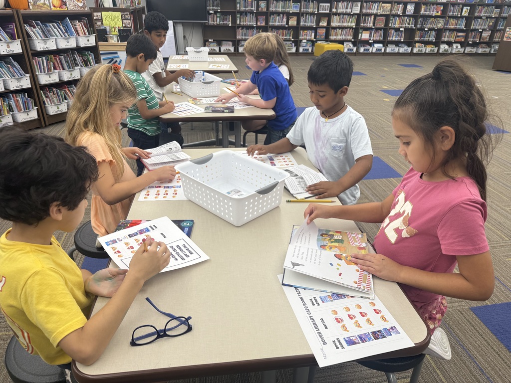 First Grade Book Tasting