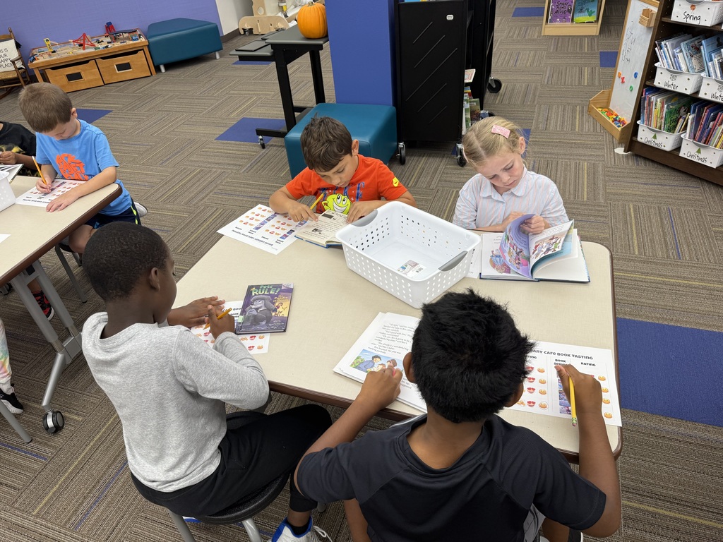 First Grade Book Tasting