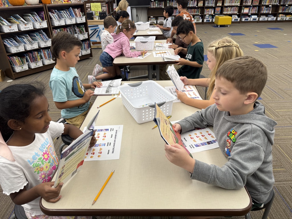 First Grade Book Tasting