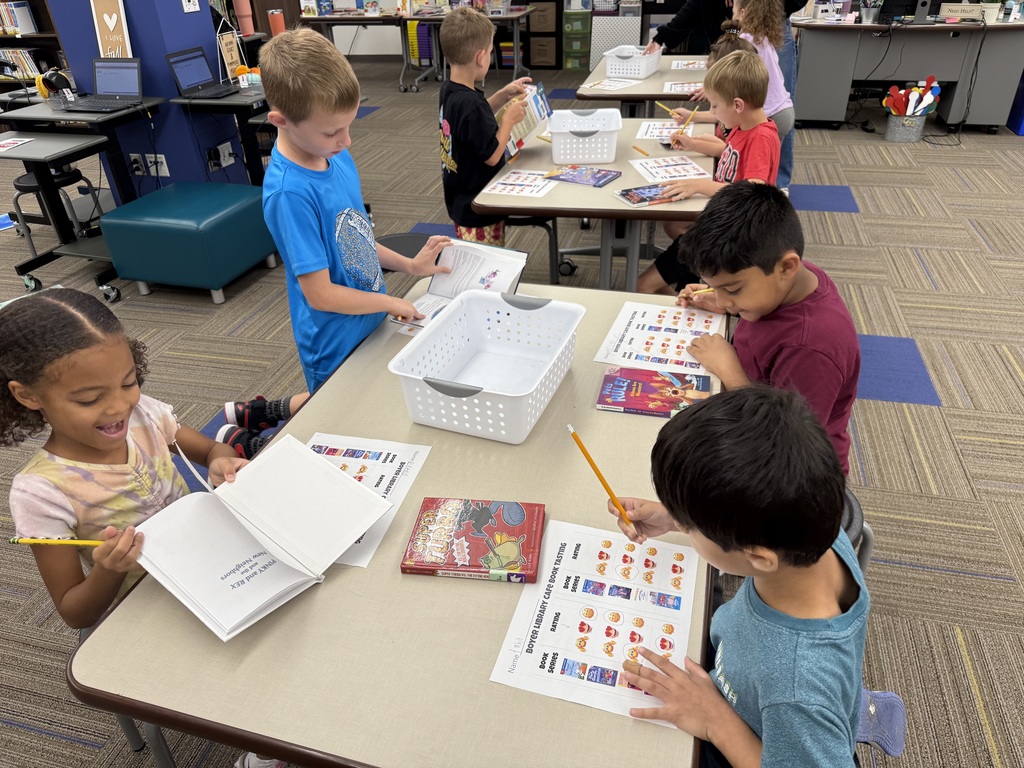 First Grade Book Tasting