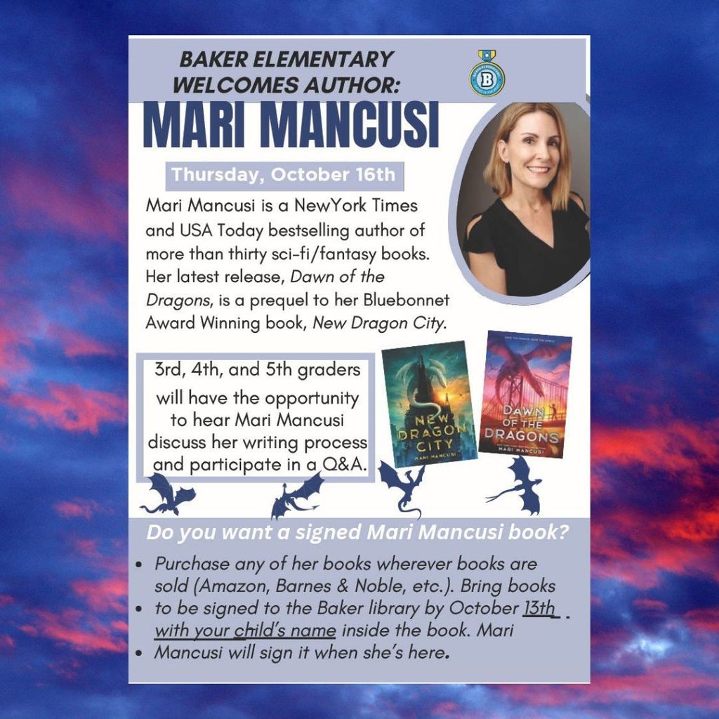 Author Visit with Mari Mancusi
