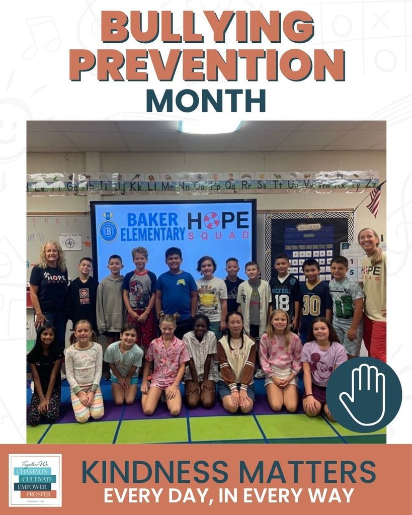 Bullying Prevention Month-Baker Junior Hope Squad