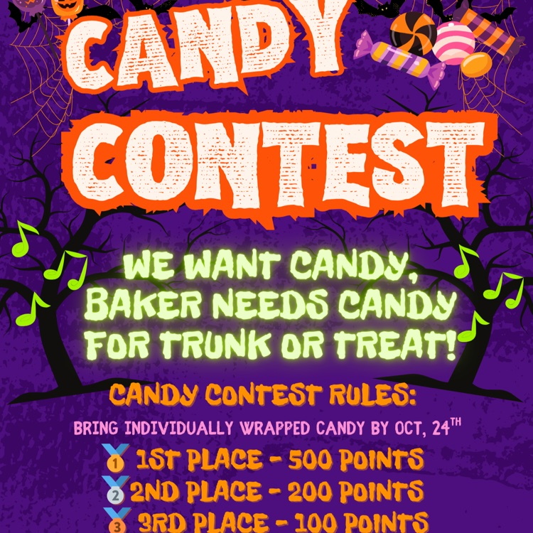 Baker Trunk or Treat Candy Contest