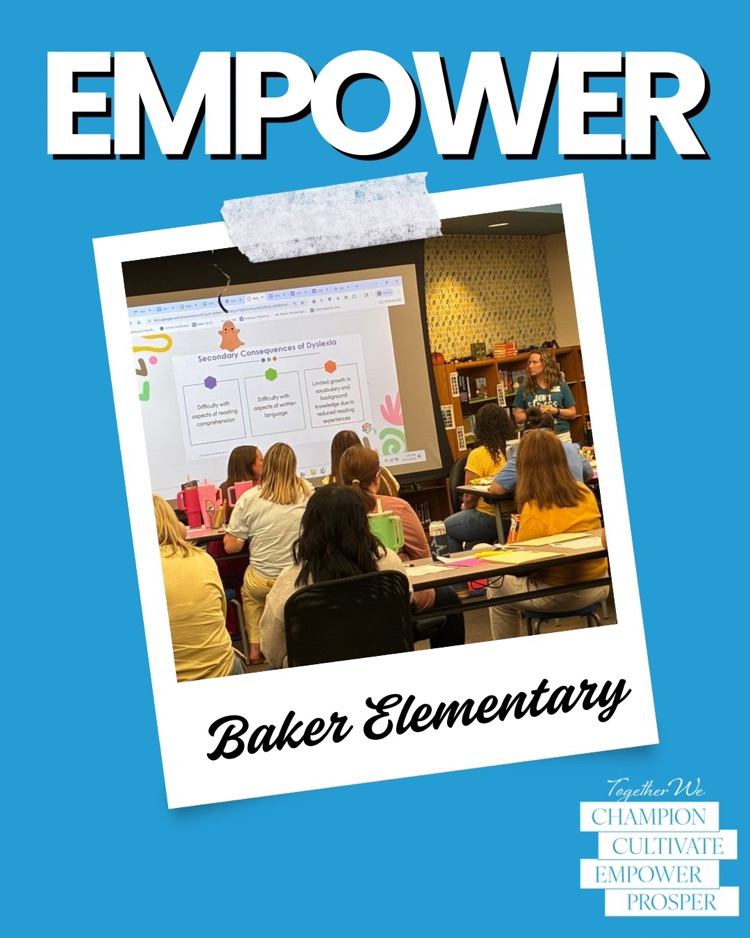Baker Elementary Dyslexia Training