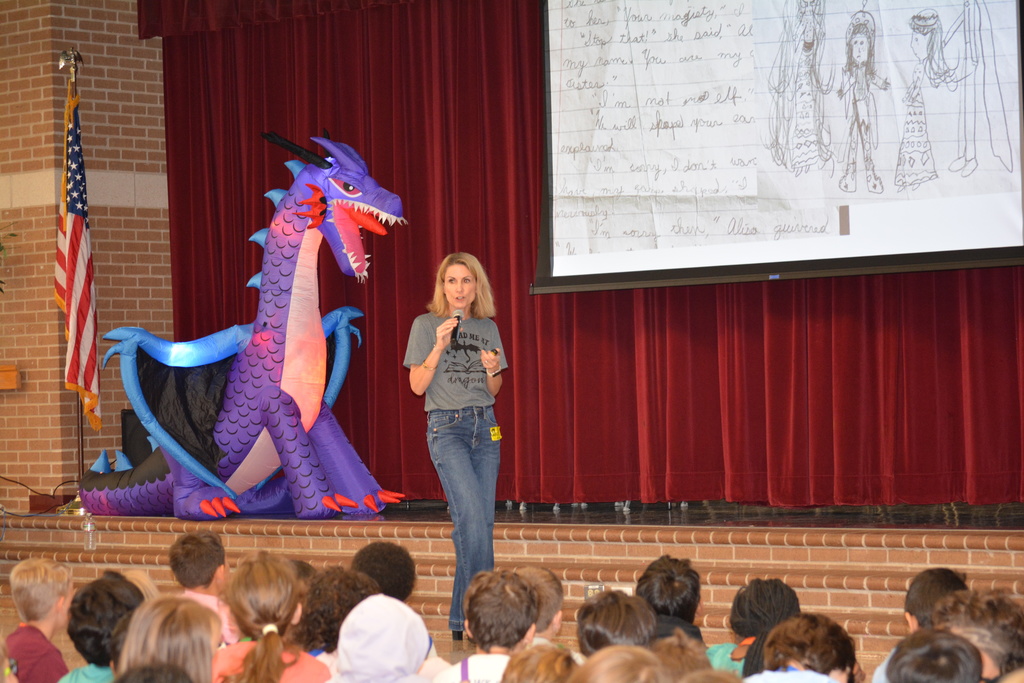 Baker Author Visit Mari Mancusi