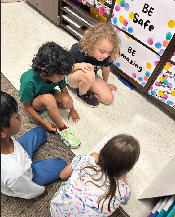 Third grade enjoyed analyzing fall sensory poems.