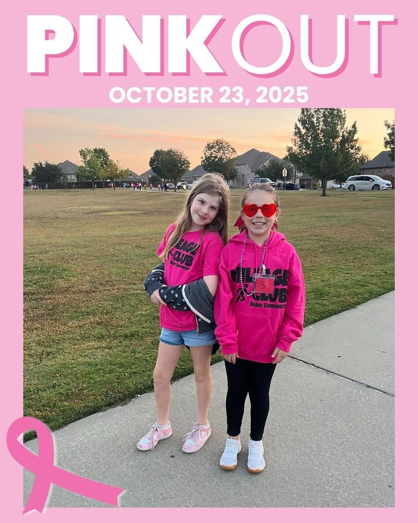 Baker Elementary Prosper Pink Out