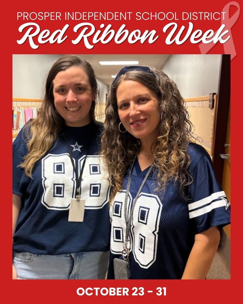 Baker Elementary Red Ribbon Week Day 1