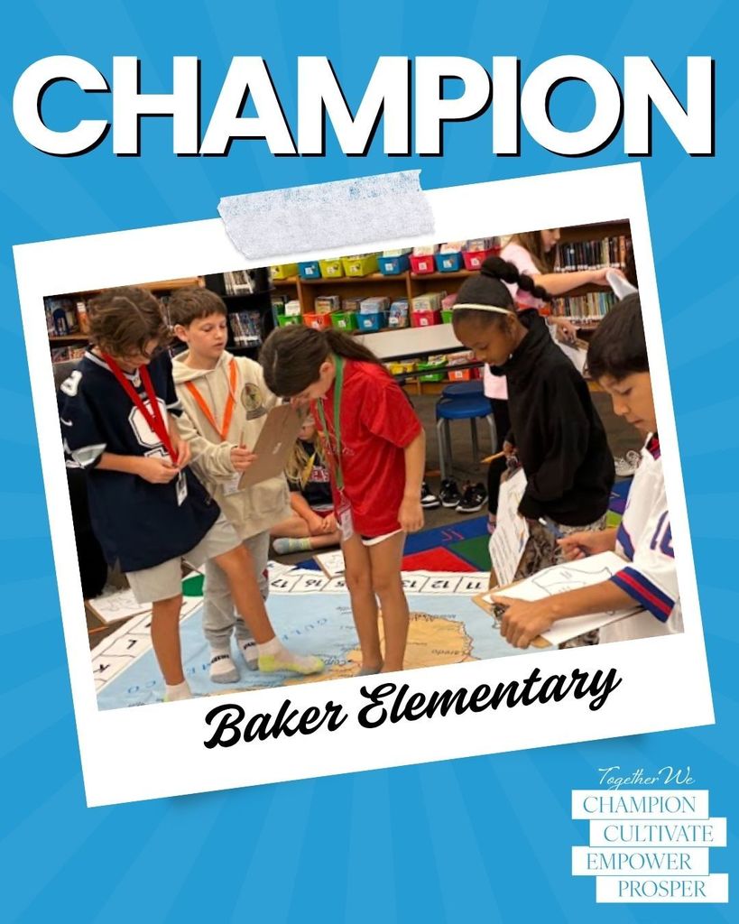 Baker Fourth Grade Texas Regions Map Activity