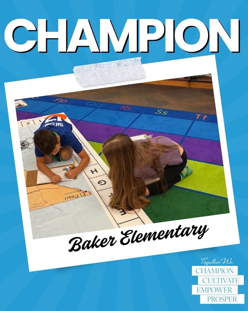 Baker Fourth Grade Texas Regions Map Activity