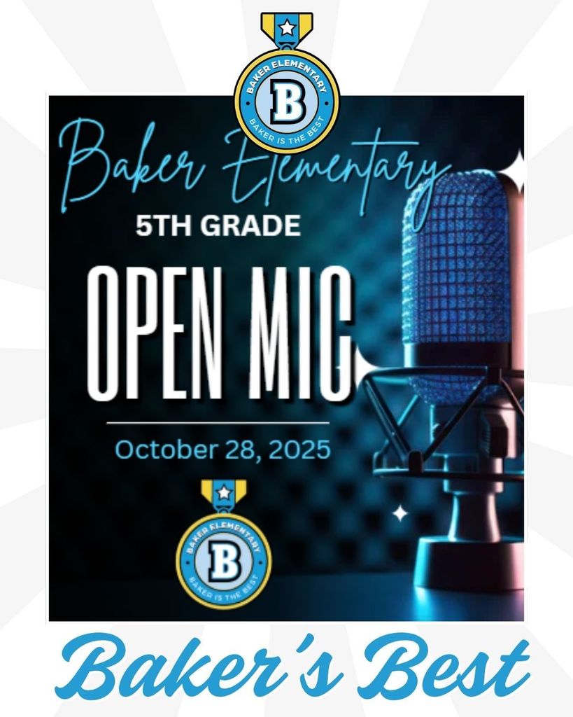 Baker Elementary 5th Grade Open Mic