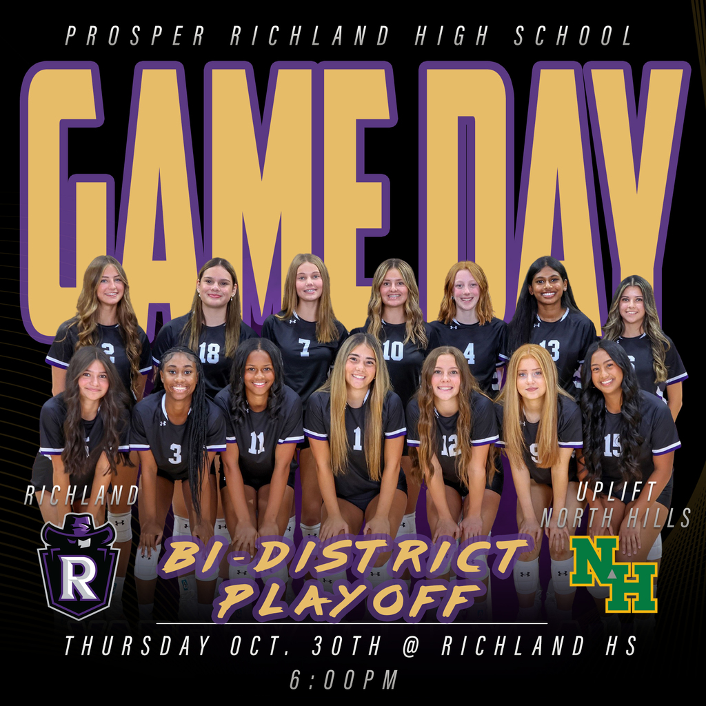 Prosper Richland Bi District Game Day Announcement copy (2)