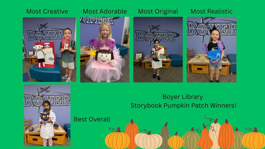 Storybook Pumpkin Patch Winners