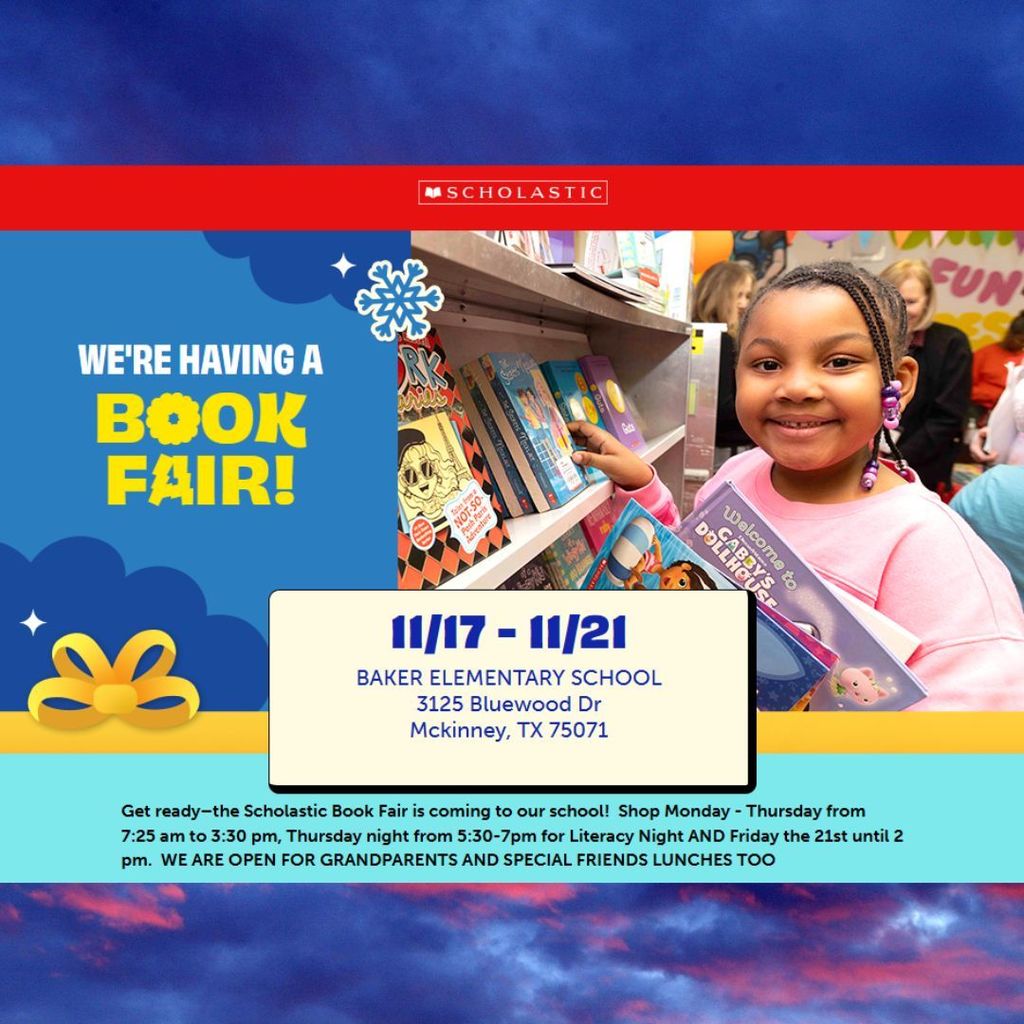 Baker Elementary Scholastic Book Fair