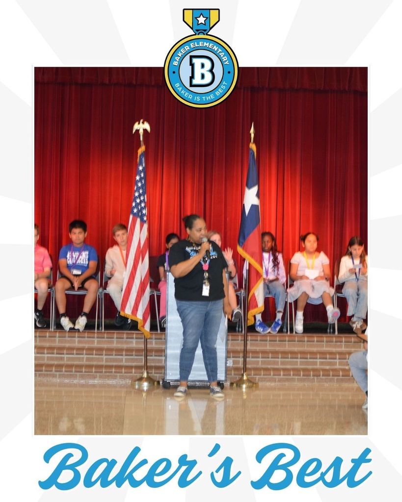 Baker Elementary Student Council Elections