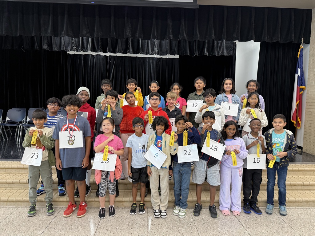 Boyer Elementary Spelling Bee Finalists