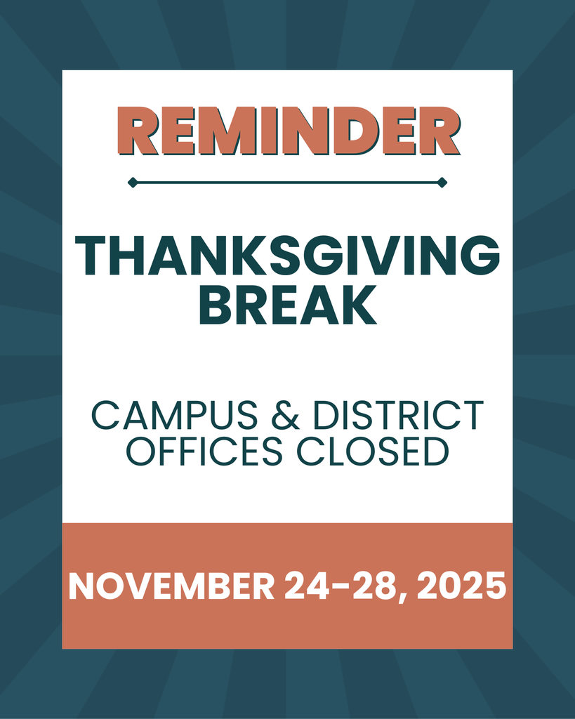 Thanksgiving Break Reminder
