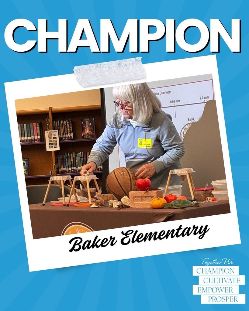 Baker Elementary 1st Grade Texas Wildlife Assoc. Soil Lesson