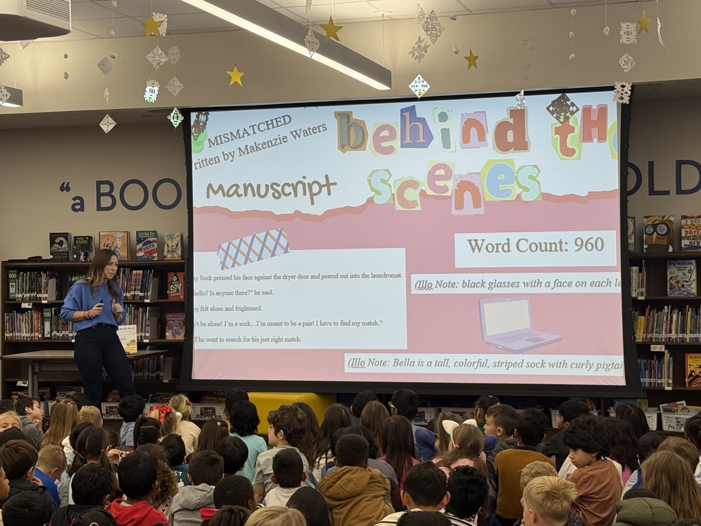 Mrs. Water's Author Visit