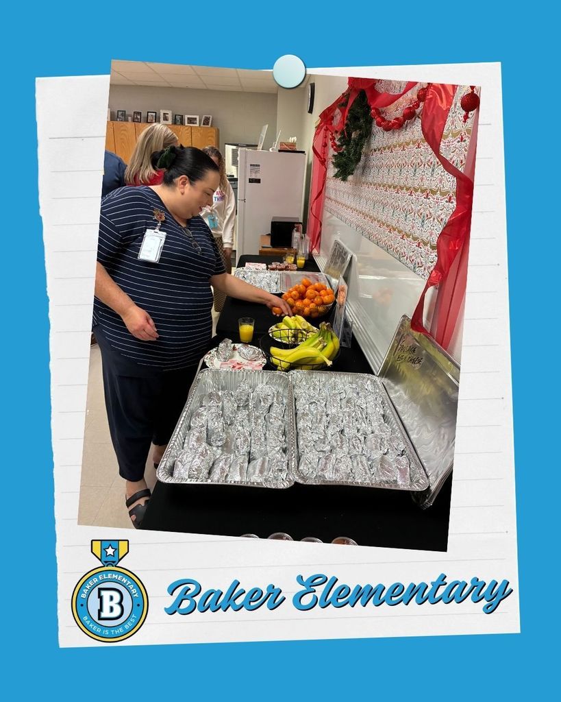 Baker Elementary Coldwell Banker & US Bank breakfast