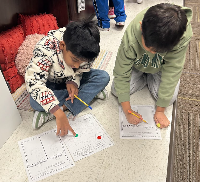 Third Grade Partner Phonics Work.