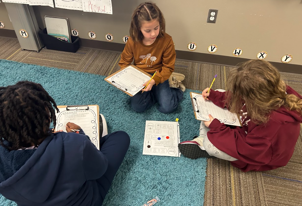 Third Grade Partner Phonics Work.