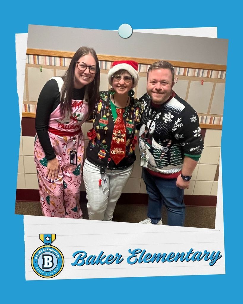 Baker Elementary Ugly Christmas Sweater Contest