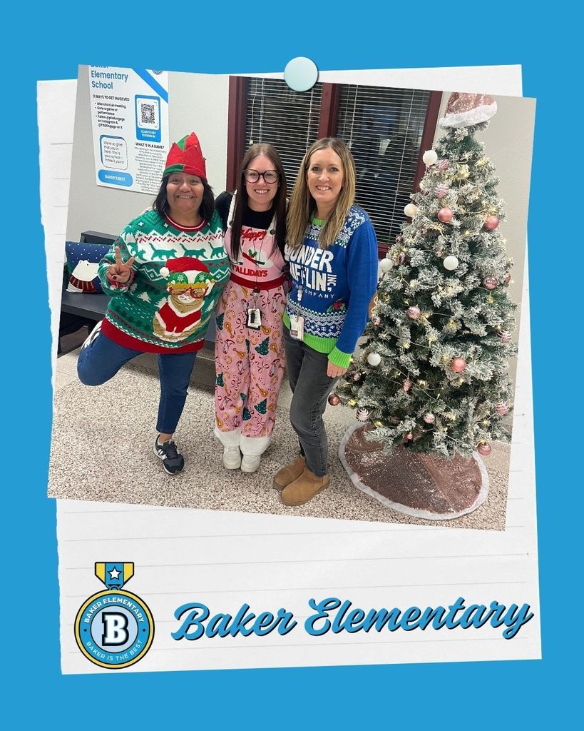 Baker Elementary Ugly Christmas Sweater Contest