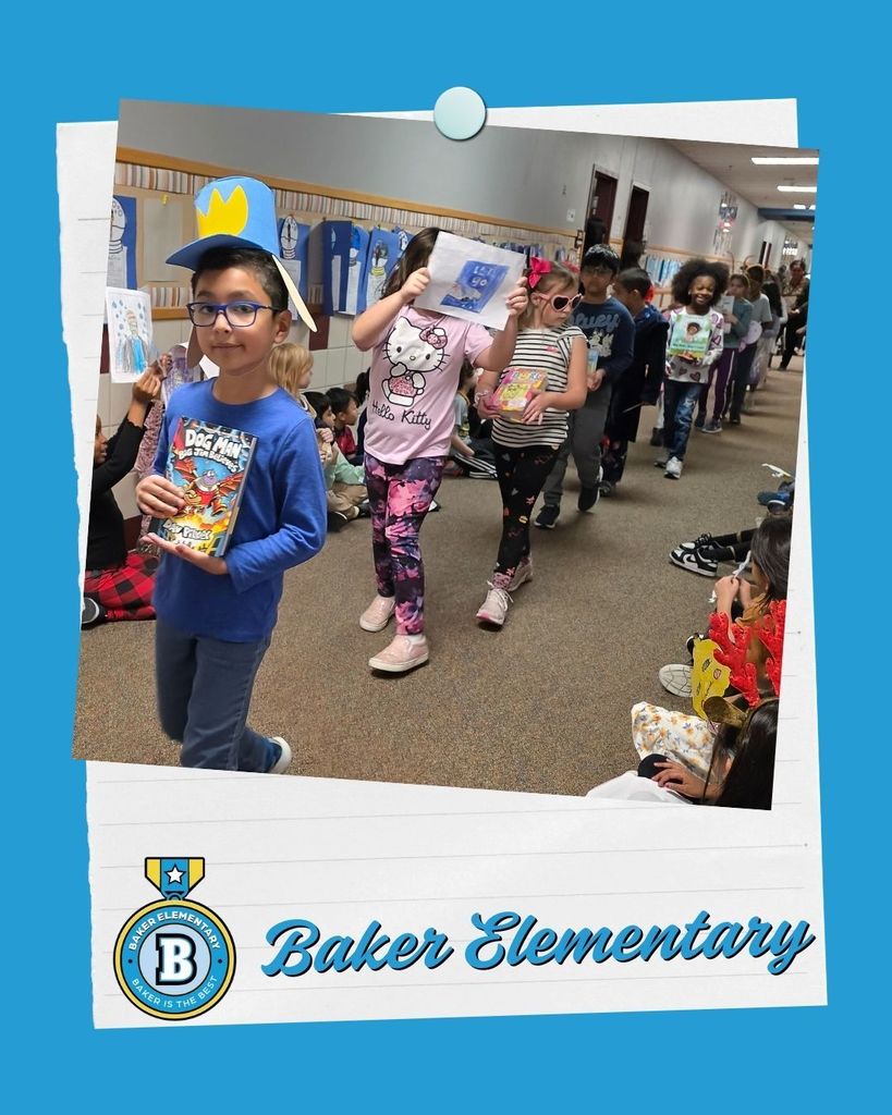 Baker Elementary Book Character Parade