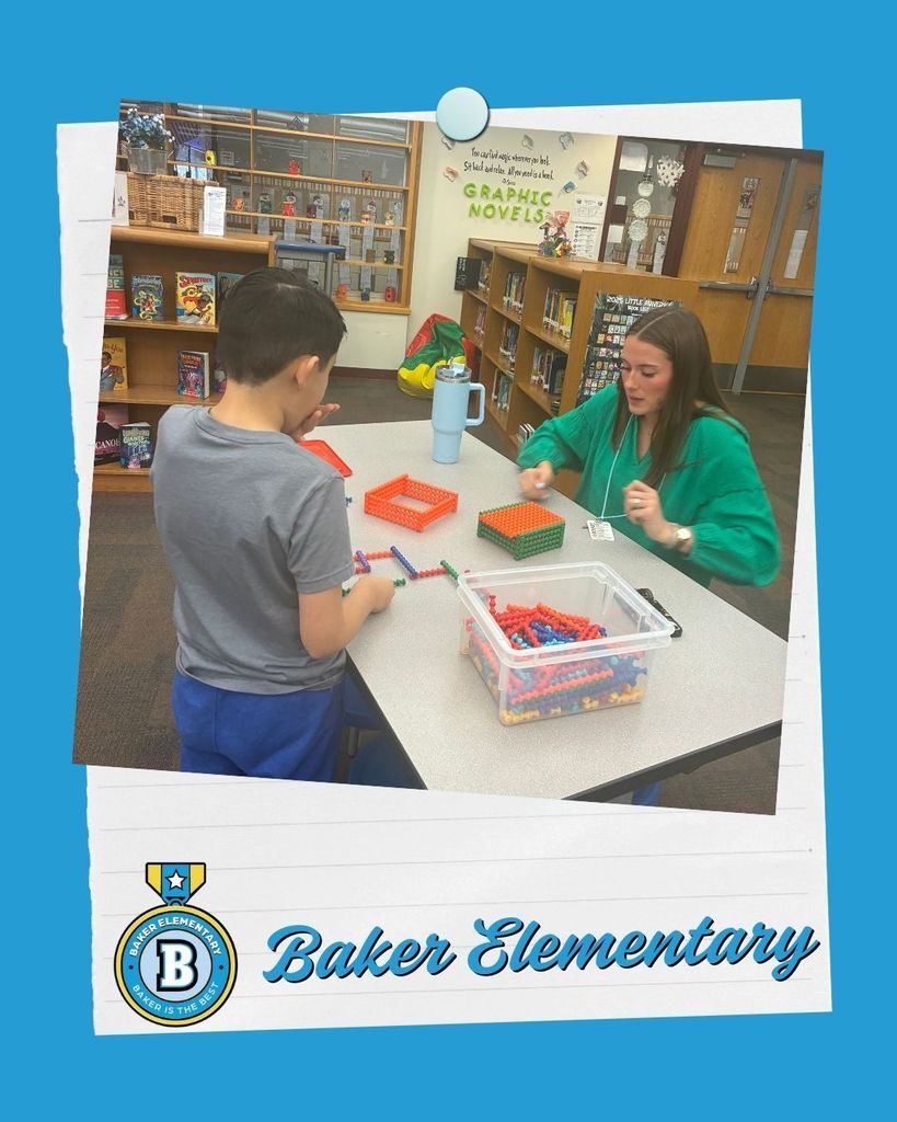 Baker exploring STEM with Maker Space in the Library