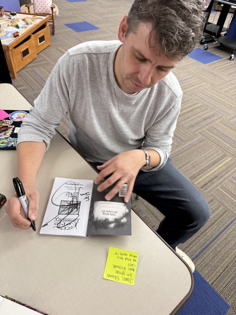 Author Max Brailler Visits Boyer Elementary
