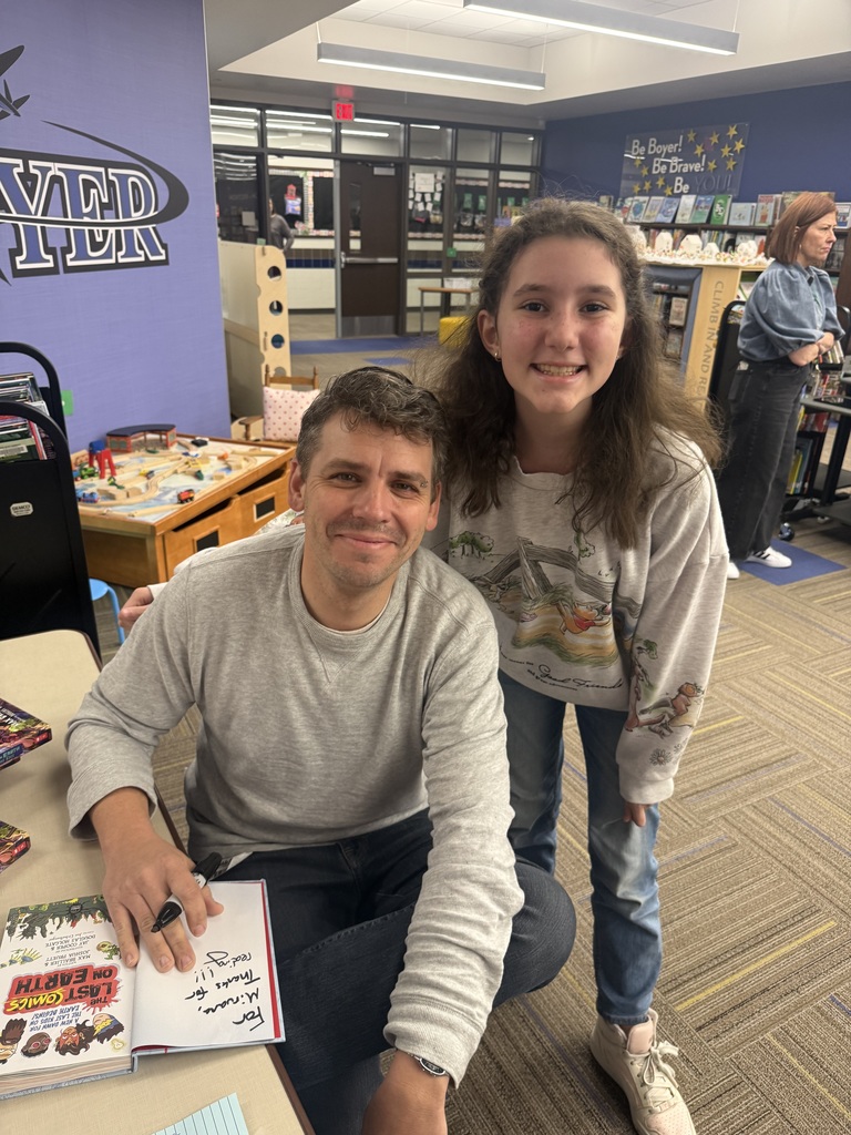 Author Max Brailler Visits Boyer Elementary