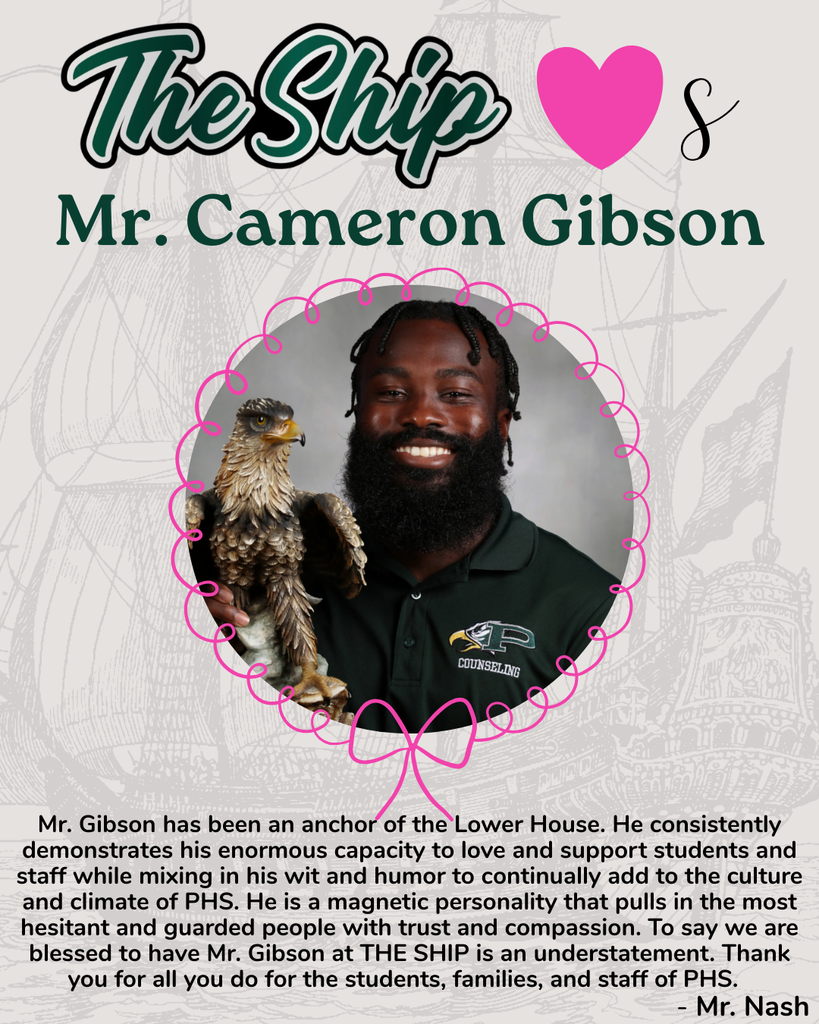 PHS Celebrates Mr. Gibson!
