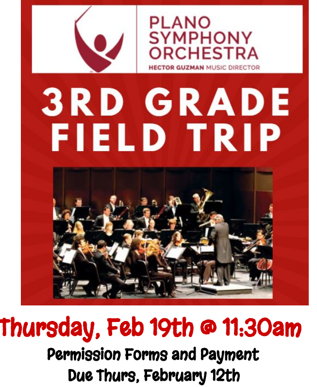 Baker Elementary 3rd Grade Plano Symphony Orchestra