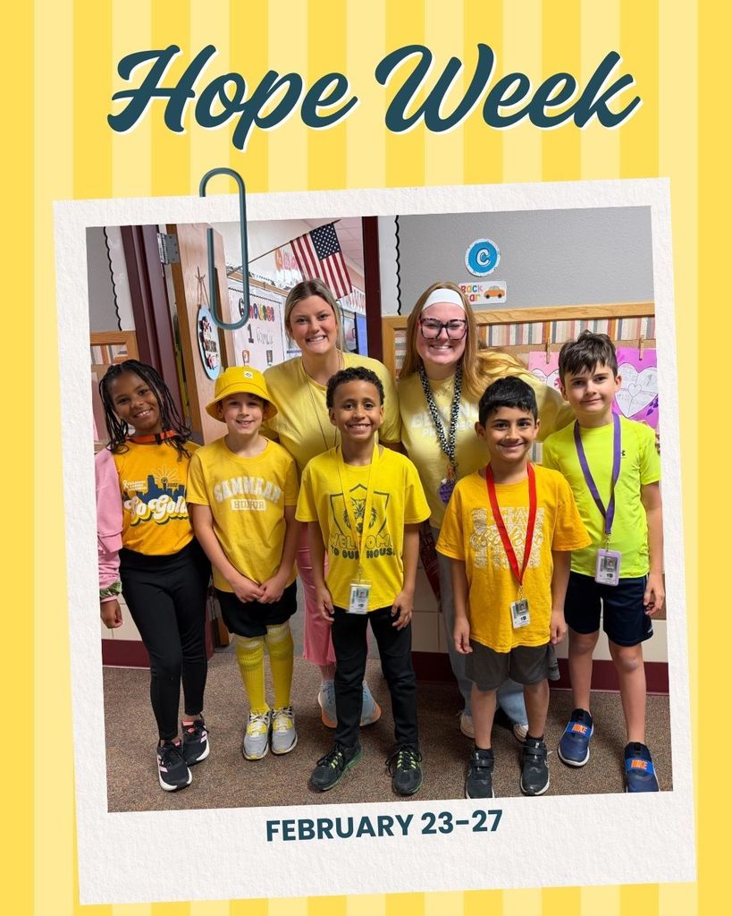 Baker Elementary Hope Week
