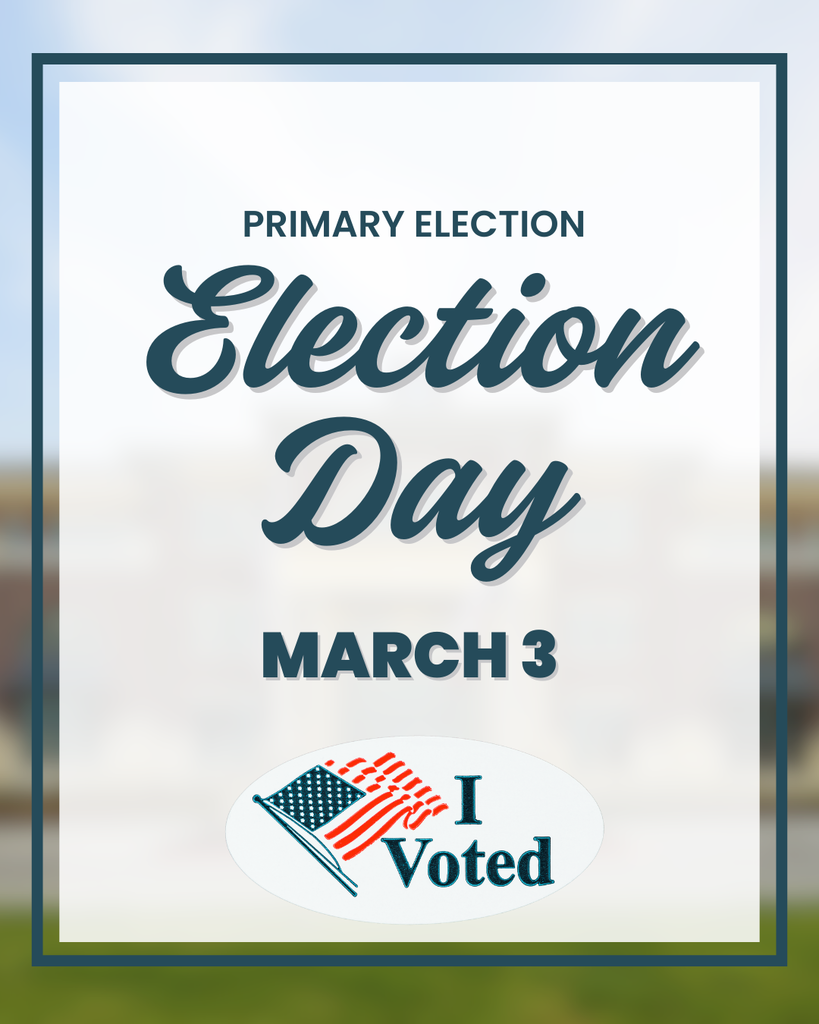 Election Day - March 3