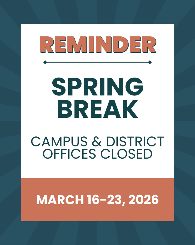 Spring Break Reminder