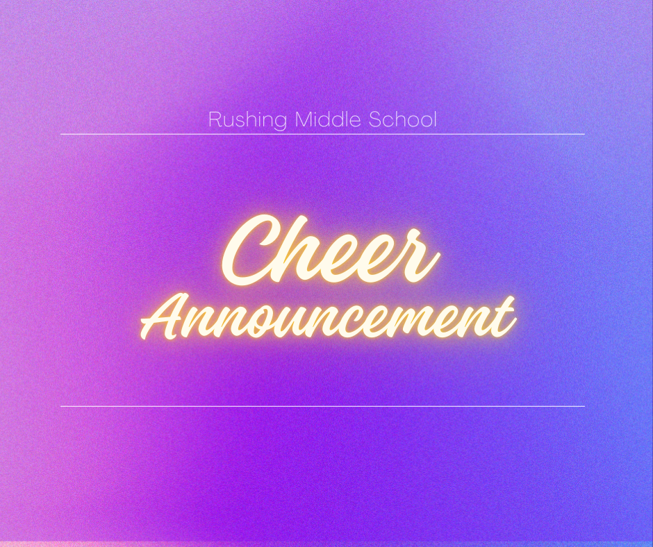 Rushing Cheer Announcment (Facebook Post)