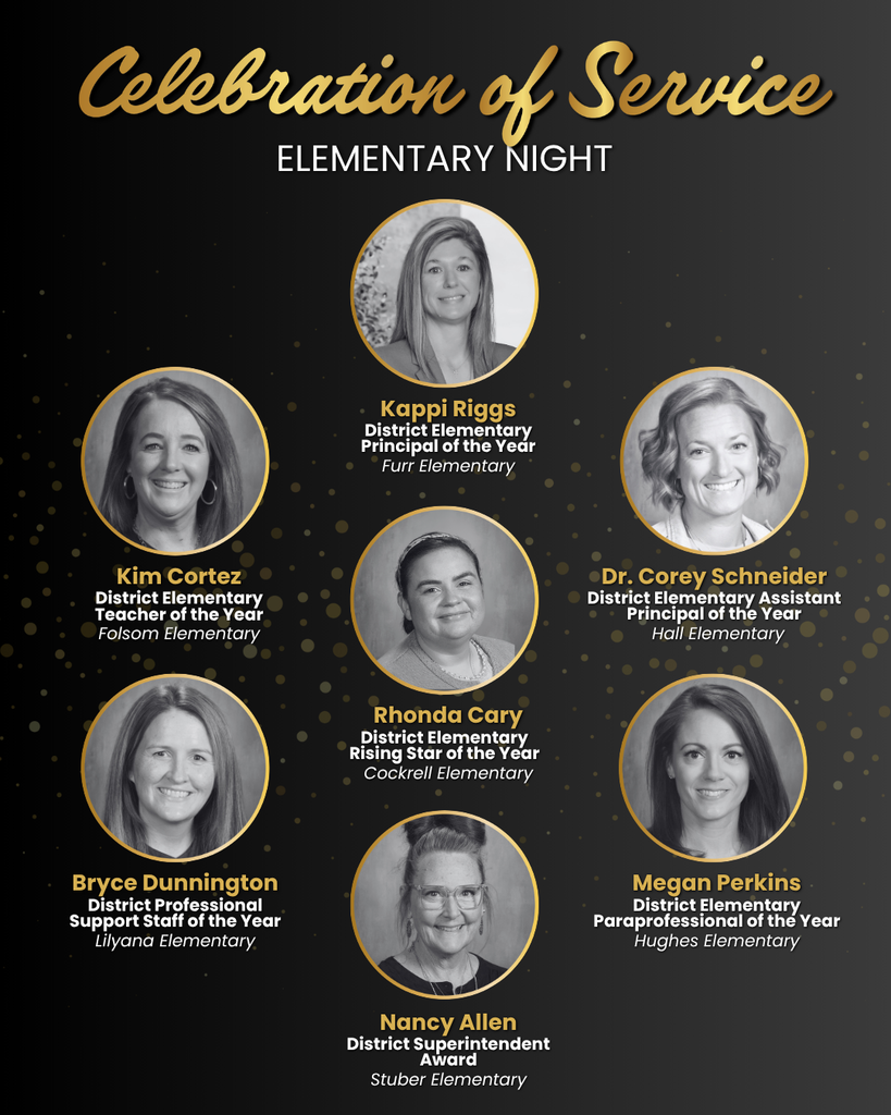 Elementary Celebration of Service Winners