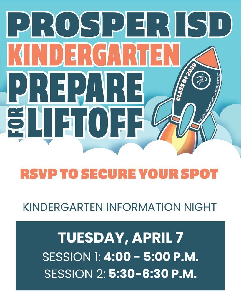 Kindergarten Prepare to Liftoff 2026