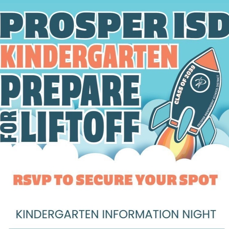 Prosper ISD Kindergarten Prepare for Liftoff